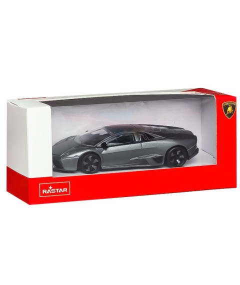 Mașină RASTAR Die cast 1:43 scale Lamborghini REVENTON, gri, 61362